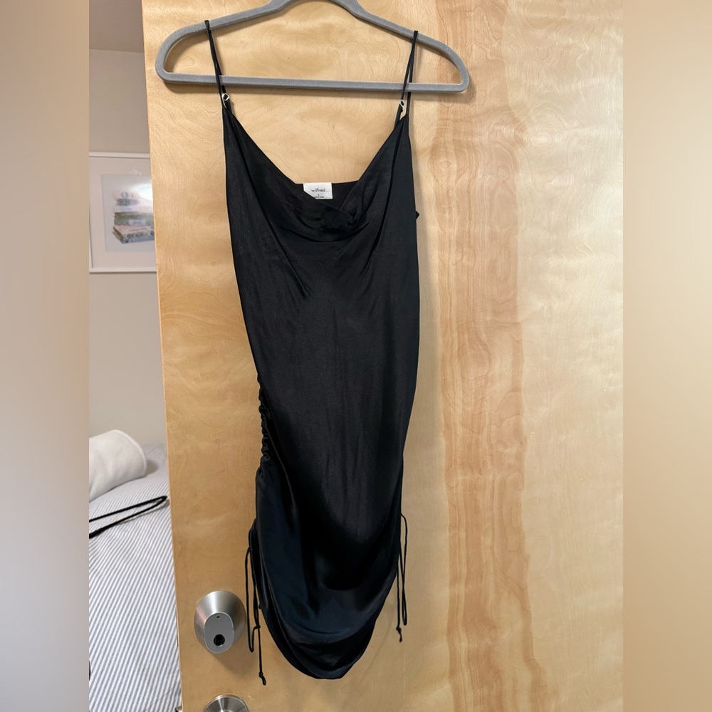 Aritzia silk mini dress